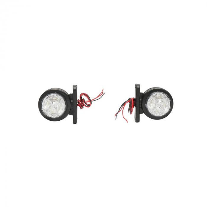 Set Lampi laterale de gabarit cu LED 12/24V, rosu-alb [3]