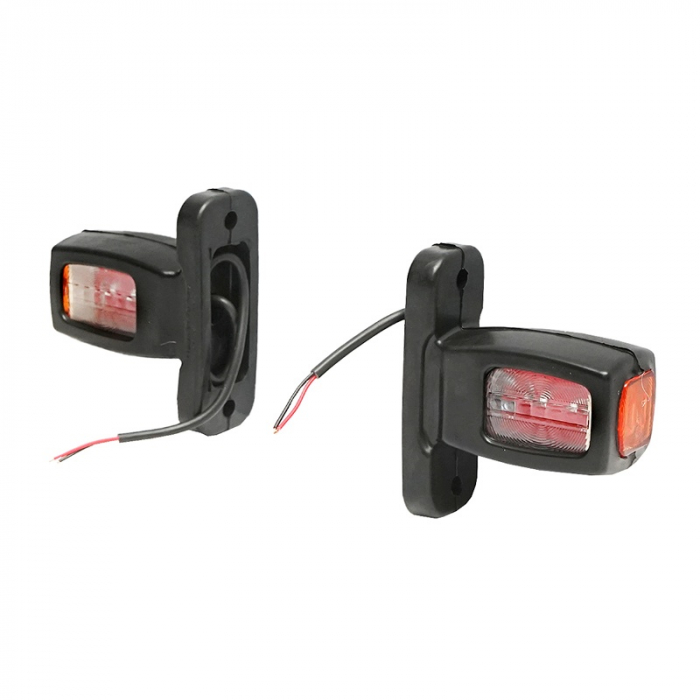 Lampi laterale de gabarit cu LED 12/24V, rosu-alb-galben [2]