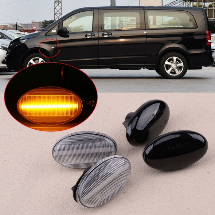 Lampi LED semnalizare dinamica compatibila Mercedes Vito, Citan, A-Class [1]