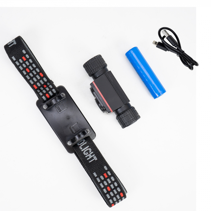 Lanterna frontala PNI Adventure F80 Dual LED, 1000 lm, 6W, 2200 mAh, IP68 [18]