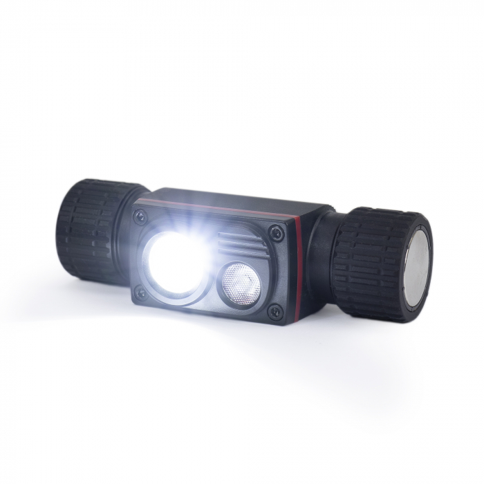 Lanterna frontala PNI Adventure F80 Dual LED, 1000 lm, 6W, 2200 mAh, IP68 [3]