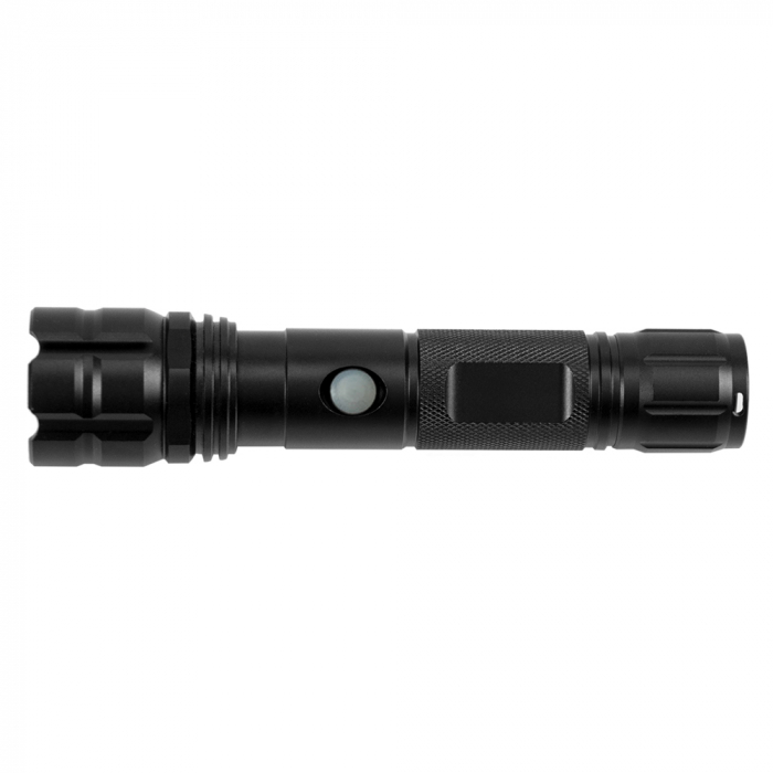 Lanterna PNI Adventure F10 din aluminiu cu LED 1x6W, 500lm pana la 200m focus, cu acumulator si port USB-C [2]