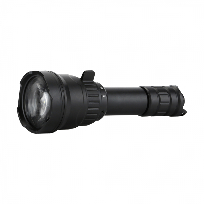Lanterna PNI Adventure F300 cu 3 culori lumina alb, rosu, verde, distanta 650m si 620lm [1]