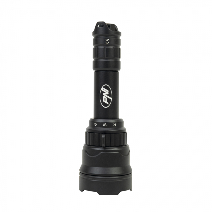 Lanterna PNI Adventure F300 cu LED in 3 culori, alb, rosu, verde, max. 10W, IPX6, distanta 536 m, flux luminos 540 lm, acumulator 18650 3000mAh inclus, incarcator pentru acumulator inclus, functie zoo [9]