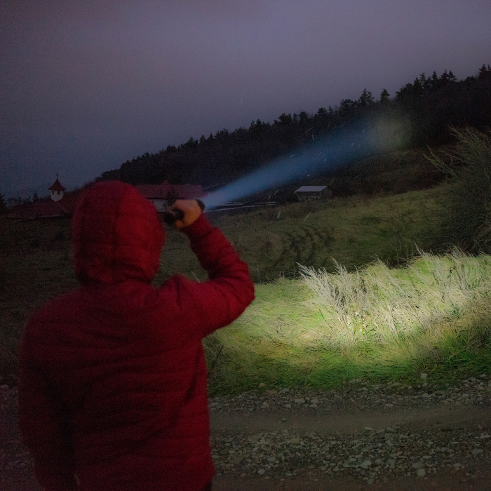 Lanterna PNI Adventure F410 din aluminiu, cu LED 10W, 700 lumeni, pana la 250 m, IP44, USB Tip C, acumulatori 3000mAh inclusi [11]
