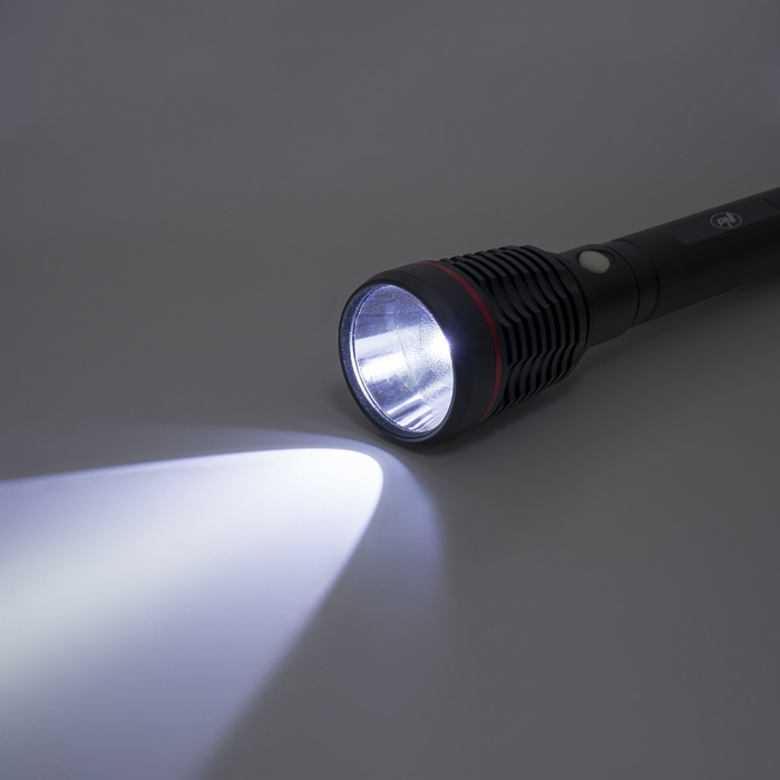 Lanterna PNI Adventure F420 din aluminiu cu led 1000lm pana la 420m, acumulator 8000 mAh, functioneaza 10 ore continuu, incarcare micro USB [6]