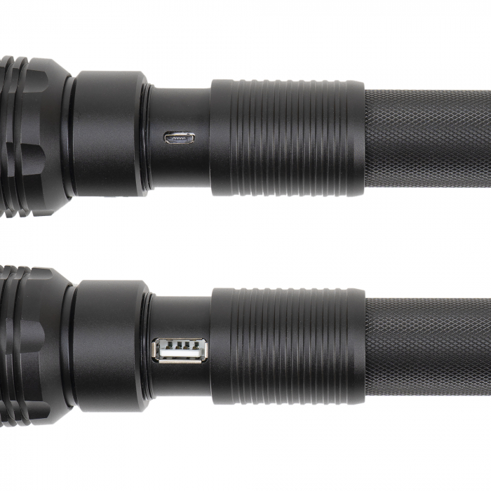 Lanterna PNI Adventure F450 din aluminiu, cu functie focus, BOOST, LED 20 W, 1500 lm pana la 450 m, 4400 mAh, IPX5, cu alimentator PNI CHG300 inclus [8]