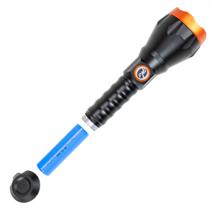 Lanterna PNI Adventure F550 Crystal LED, 10W, din aluminiu, 2500lm, pana la 700m, IPX6, acumulator 4000mAh inclus, incarcare prin USB Type-C [7]