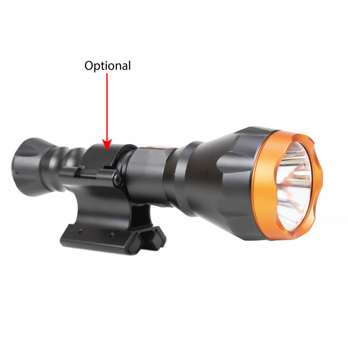 Lanterna PNI Adventure F550 Crystal LED, 10W, din aluminiu, 2500lm, pana la 700m, IPX6, acumulator 4000mAh inclus, incarcare prin USB Type-C [8]