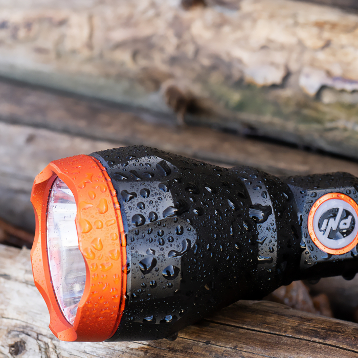 Lanterna PNI Adventure F550 Crystal LED, 10W, din aluminiu, 2500lm, pana la 700m, IPX6, acumulator 4000mAh inclus, incarcare prin USB Type-C [14]