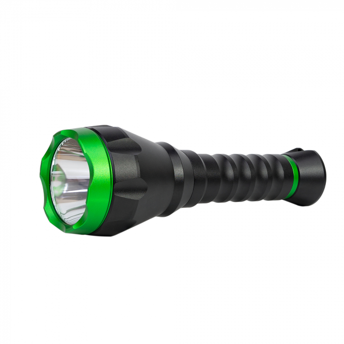 Lanterna PNI Adventure F750 Green Light, aluminiu, LED 10W, 500 lm, pana la 850 m, 4000mAh, IP44, 4000mAh inclus, cu alimentator PNI CHG300 inclus [2]
