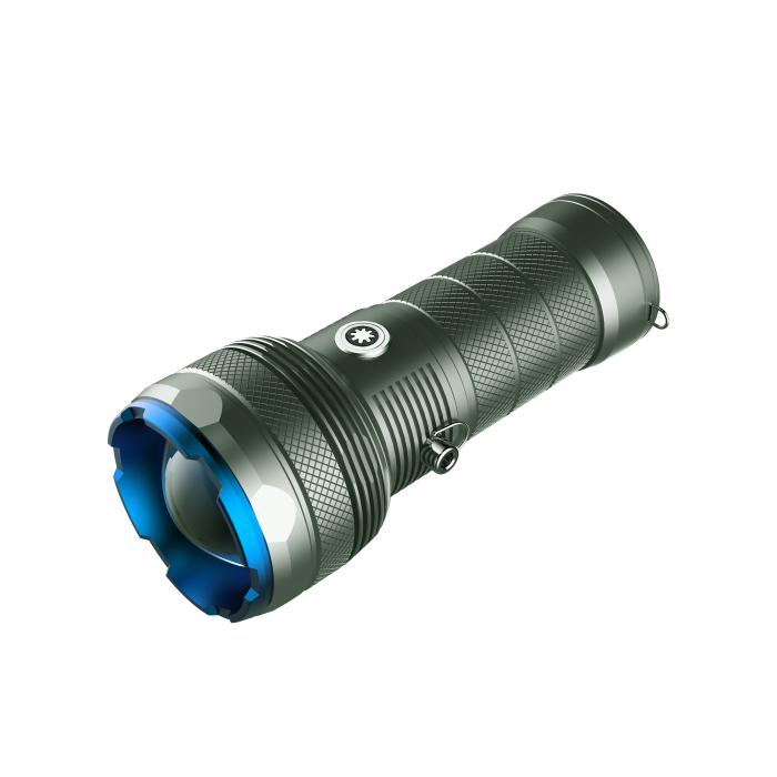 Lanterna PNI Adventure F820 200 W, 3 niveluri iluminare plus Turbo, 20000 lumeni, pana la 350 m, acumulator 2600 mAh, IPX7, functie Power BanK [6]