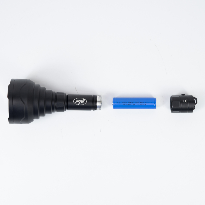 Lanterna PNI Adventure F900, 66 mm, focus 630lm, 900m, IP68, negru [8]