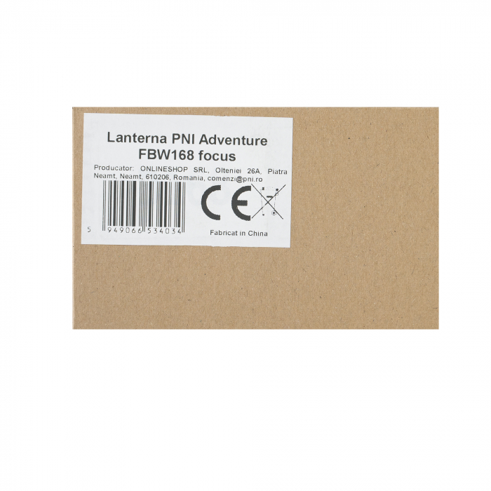 Lanterna PNI Adventure FBW168 10W 750lm, distanta pana la 450m, cu focus, acumulator 18650 3000mAh [6]