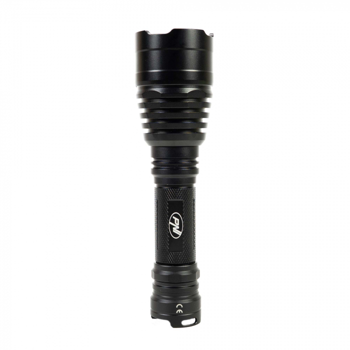 Lanterna PNI Adventure FBW58 cu LED, lumina alba, distanta 650 m, 1000lm, acumulator 18650 3000mAh si incarcator inclus, negru [1]