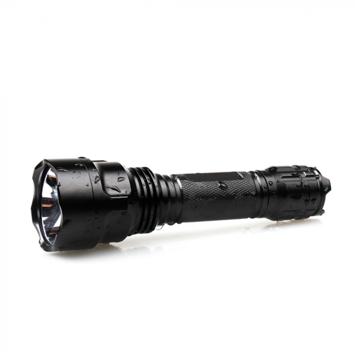 Lanterna PNI Adventure FBW88 lumina alba, distanta 350 m, 700lm, acumulator 18650 3000mAh si incarcator inclus, negru [5]
