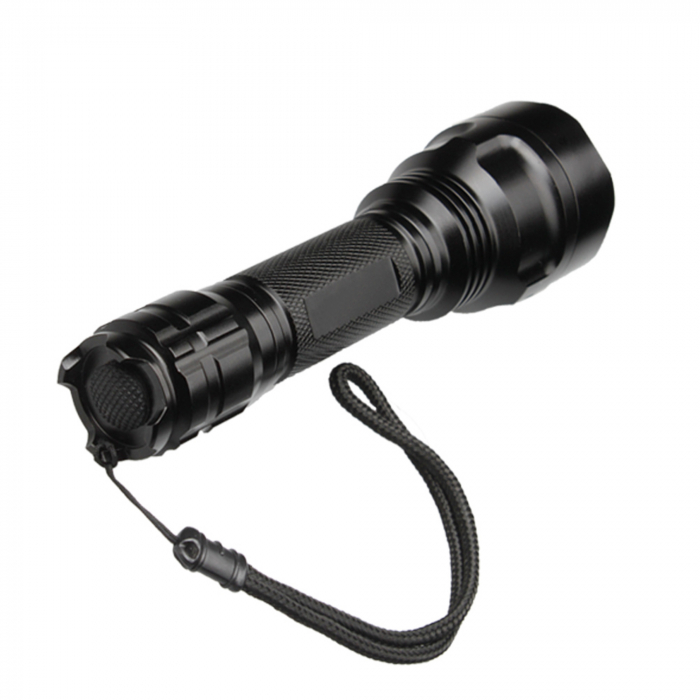 Lanterna PNI Adventure FBW88 lumina alba, distanta 350 m, 700lm, acumulator 18650 3000mAh si incarcator inclus, negru [2]