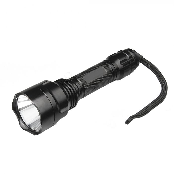 Lanterna PNI Adventure FBW88 lumina alba, distanta 350 m, 700lm, acumulator 18650 3000mAh si incarcator inclus, negru [1]