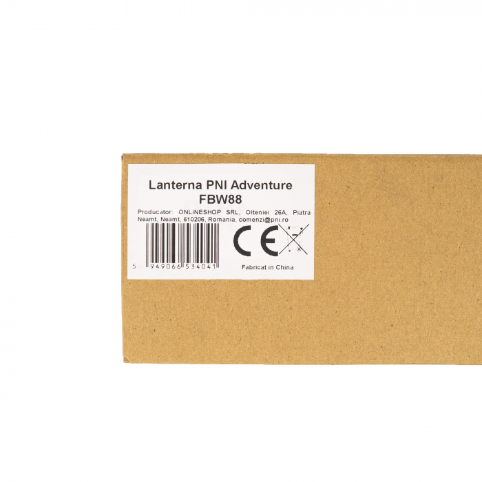Lanterna PNI Adventure FBW88 lumina alba, distanta 350 m, 700lm, acumulator 18650 3000mAh si incarcator inclus, negru [6]