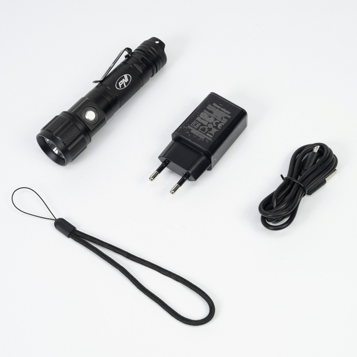 Lanterna PNI Adventure FDW25 cu LED, 800lm, aluminiu, acumulator 3000 mAh, distanta 200 metri [6]