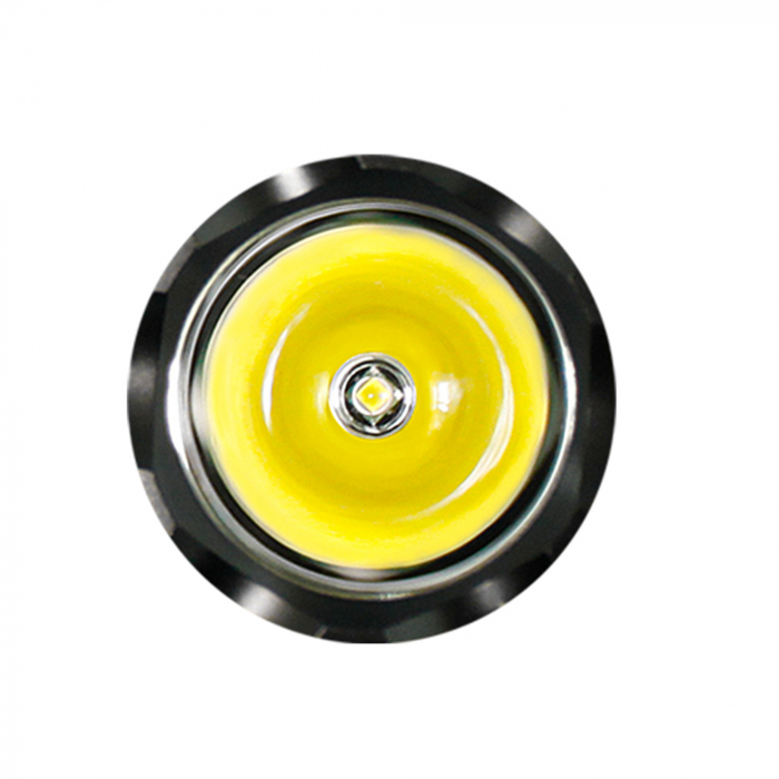 Lanterna PNI Adventure FDW48 cu LED, aluminiu, acumulator 3000 mAh, cu incarcator acumulator inclus, negru [2]
