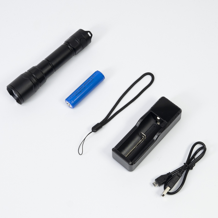 Lanterna PNI Adventure FHTW09 cu LED, Focus, aluminiu, IP68, acumulator 3000 mAh, cu incarcator acumulator inclus [8]