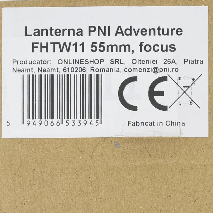 Lanterna PNI Adventure FHTW11, 55m, focus, Li-Ion 3000mAh, 630 lm, pana la 650 m, negru [3]
