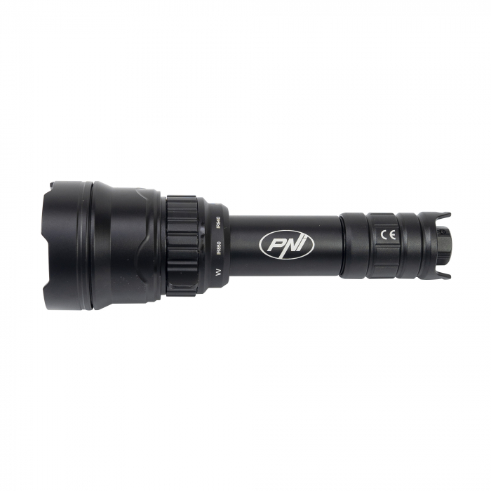 Lanterna PNI Adventure IRBW198, focus, Li-Ion 3000mAh, IR850, IR940 si lumina alba [4]