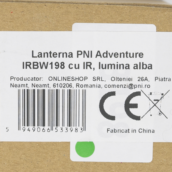 Lanterna PNI Adventure IRBW198, focus, Li-Ion 3000mAh, IR850, IR940 si lumina alba [7]