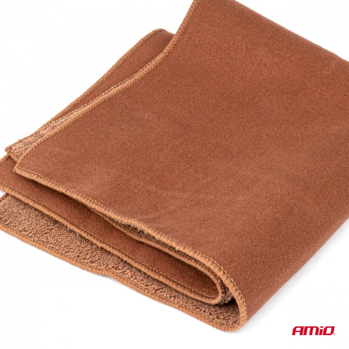 Laveta din microfibră 2 în 1 pentru curățarea interiorului mașinii și a ecranelor tactile ale sistemelor de navigație și afișaje, 30x30 cm [6]