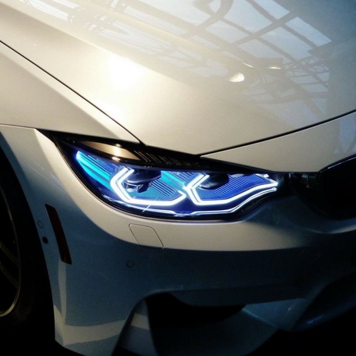 LED ANGEL EYES compatibil E90,E92,E93, F30 fara lupa. Lumina alb [3]