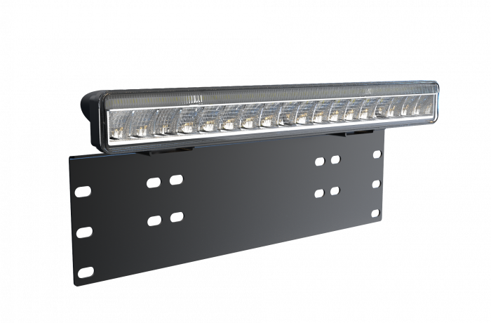 Led Bar Proiector cu Suport Numar Auto Flexzon, 3 functii, 38cm, 55W, 4768lm, 12V - 24V, E-Mark [10]
