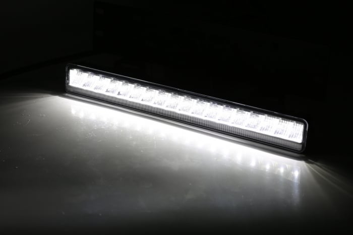 Led Bar Proiector cu Suport Numar Auto Flexzon, 3 functii, 38cm, 55W, 4768lm, 12V - 24V, E-Mark [6]
