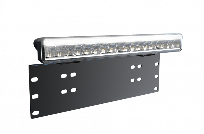 Led Bar Proiector cu Suport Numar Auto Flexzon, 3 functii, 38cm, 55W, 4768lm, 12V - 24V, E-Mark [11]