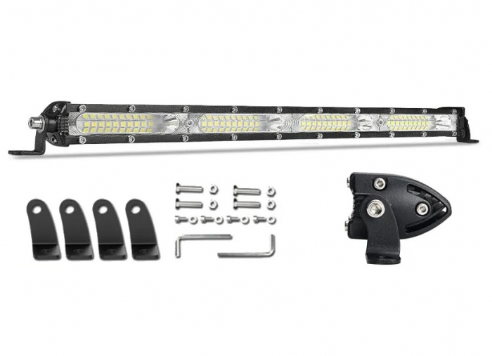 Led bar ultra subțire 12V 24V 33.2 cm 108W potrivită pentru ATV-uri, jeep-uri 4x4 offroad camioane și altele [9]