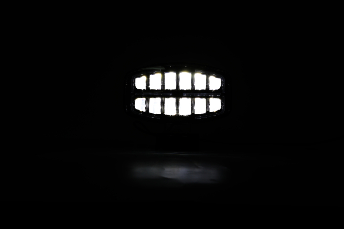 Poriector LED Far cu functie DRL, lumina alba/galbena - 12-24V, pentru jeep, camion, utilaje agricole si altele [10]