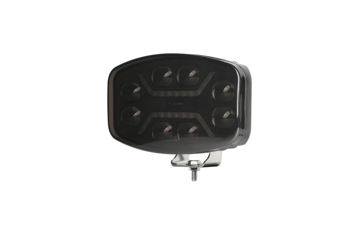 LED Far cu functie DRL, lumina alba/galbena - Carcasa fumurie - 12-24V, pentru jeep, camion, utilaje agricole si altele [4]