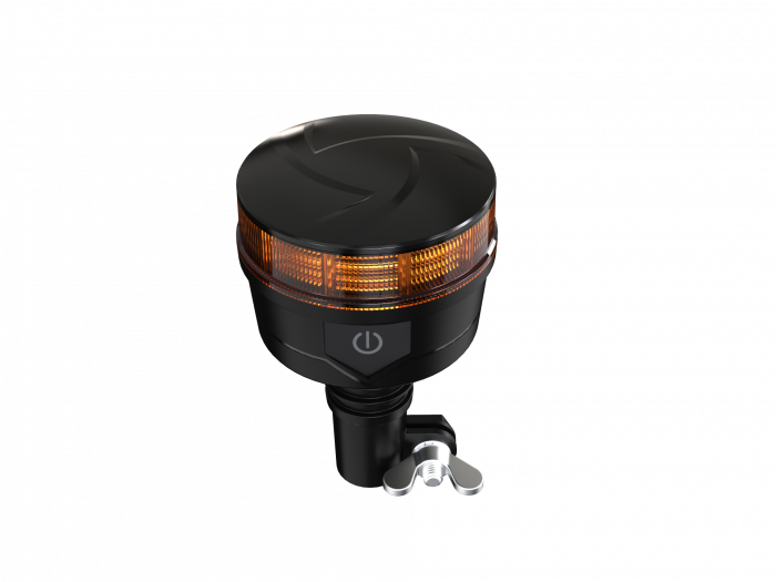 Lampа LED de avertizare tip girofar, stroboscopic 19W, IP67, 12-24V [2]
