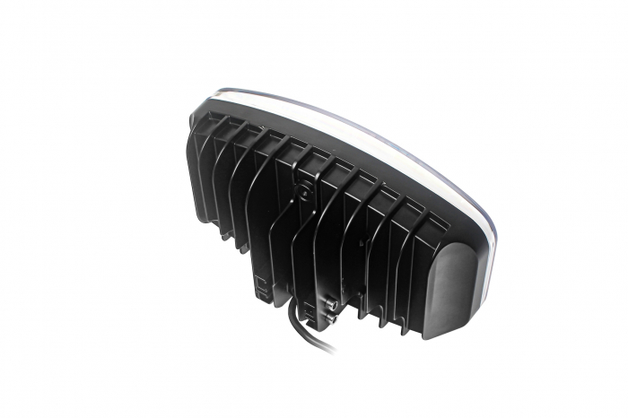 Proiector LED Halogen 10 inch cu DRL alb/portocaliu 12-24V, 80W, 4000 lm, Certificat E9 [9]