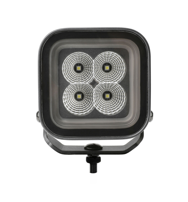 Proiector LED Halogen 30W - Alb, Lumina difuza cu lumina DRL galbena si rosie 12-24V [6]