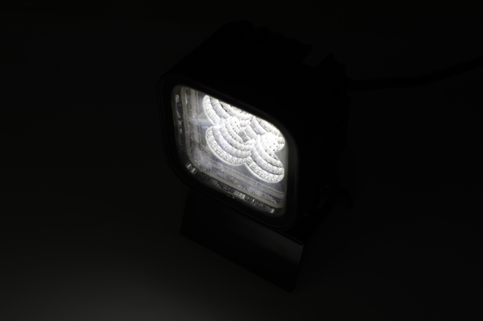 Proiector LED Halogen 30W - Alb, Lumina difuza cu lumina DRL galbena si rosie 12-24V [17]