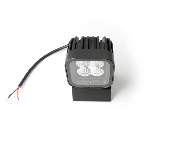 Proiector LED Halogen 30W - Alb, Lumina difuza cu lumina DRL galbena si rosie 12-24V [12]