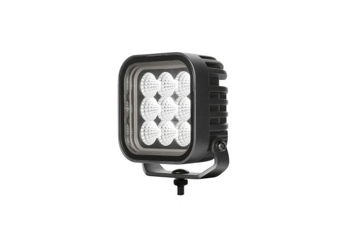 Proiector LED Halogen 60W - Alb, Lumina difuza cu lumina DRL galbena si rosie 12-24V [6]