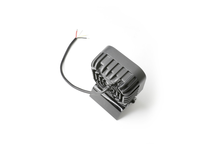 Proiector LED Halogen 60W - Alb, Lumina difuza cu lumina DRL galbena si rosie 12-24V [10]