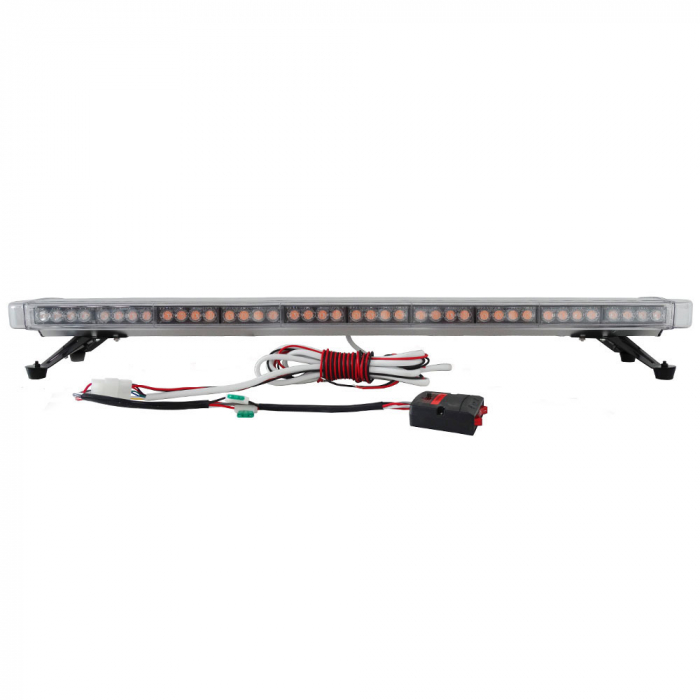 Girofar Led  de semnalizare de urgenta, 15 moduri de functionare, lumina galbena portocalie E-Mark E9, 120 сm, 12-24V [7]