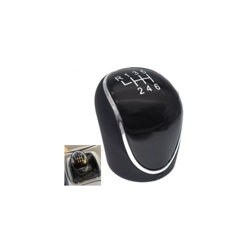Maner schimbator auto din plastic compatibil Ford Mondeo, Focus, Kuga cu 2 adaptoare pentru 5 si 6 viteze [4]