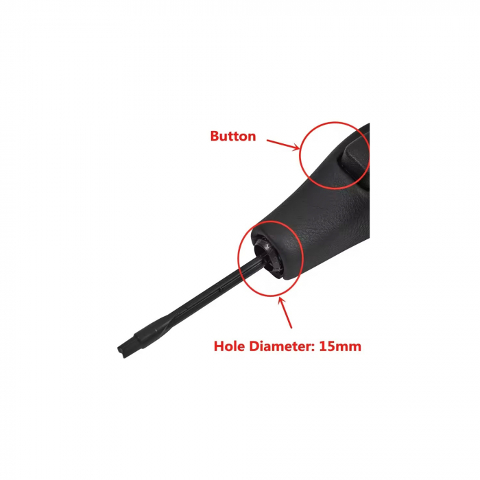 Maner schimbator auto plastic compatibil BMW E46, E60, E39, E83, E53, E61 – Cutie automata, tip lung 85 mm [3]