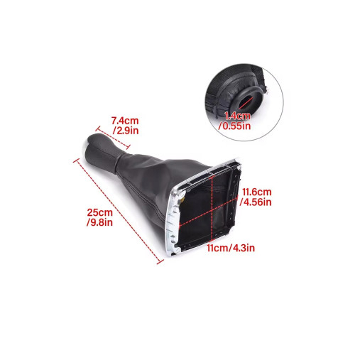 Maner si Manson schimbator imitatie piele compatibil Ford Focus MK2 2004-2008 5 viteze [4]