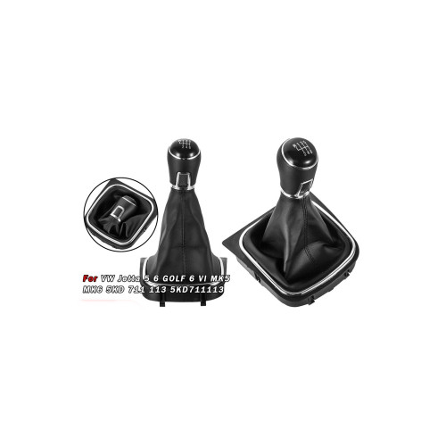 Manson schimbator si maner compatibil Volkswagen Golf VI MK5/MK6 2005-2014 cu 2 adaptoare pentru 5 si 6 viteze [5]
