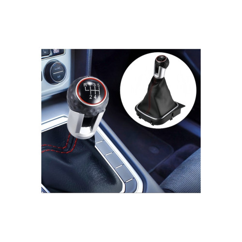 Manson schimbator si maner compatibil Volkswagen Golf VI MK5/ MK6 2005-2014 cu 2 adaptoare pentru 5 si 6 viteze [4]